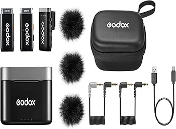 Amazon.com: GODOX WEC-S Kit Wireless Lavalier Microphone, 8H